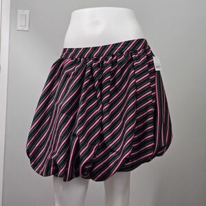 NWT Wicked Movie Striped Bubble Mini Skirt, Target Exclusive,  Large